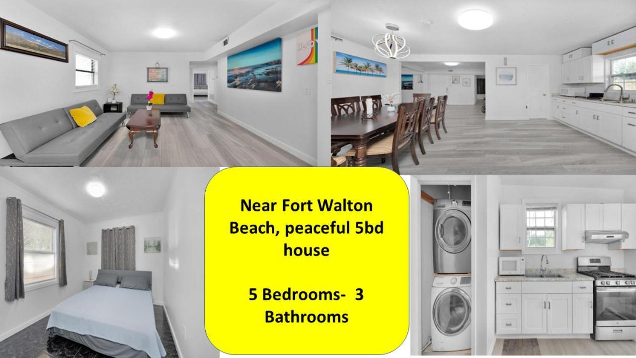 Near Fort Walton Beach, Peaceful 5 Bedrooms House Экстерьер фото